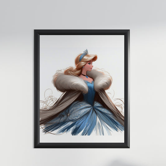 Disney Princess Cinderella Framed Prints