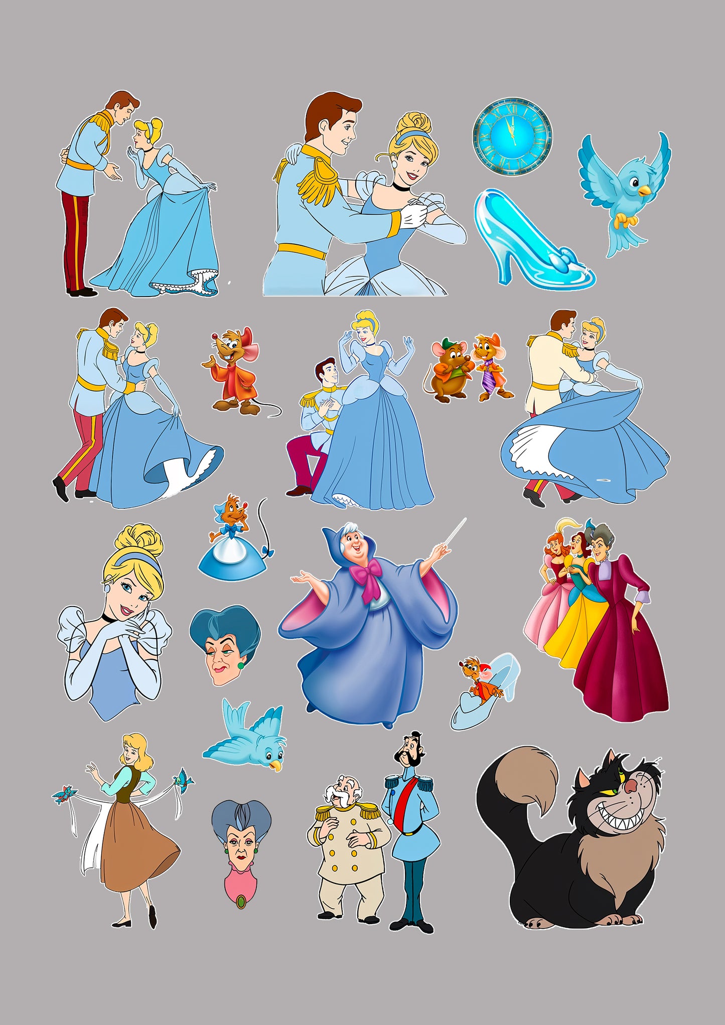 Disney Princess "Cinderella" Kiss Cut Stickers Pages