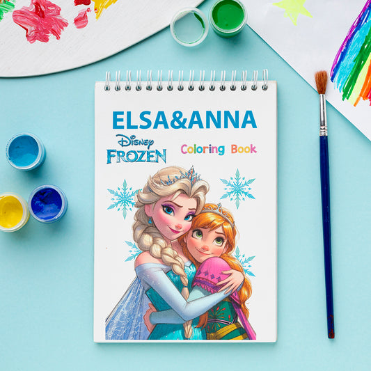 Disney Elsa and Anna Coloring Book