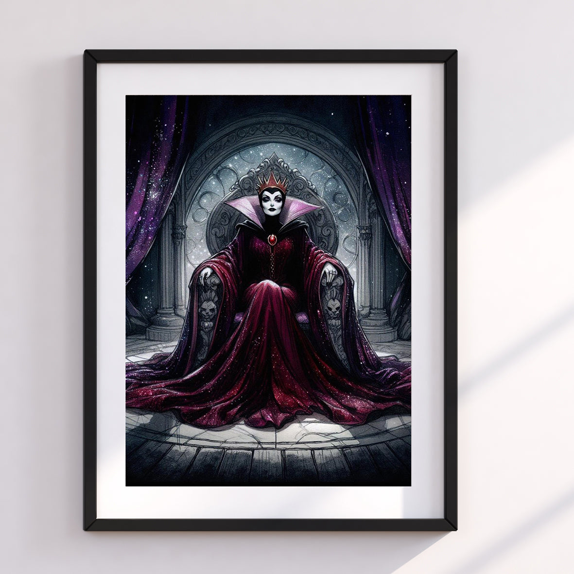 Disney Evil Queen Framed Prints