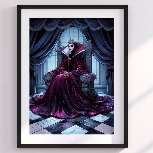 Disney Evil Queen Framed Prints
