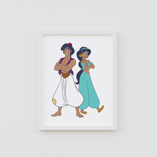 Disney Princess Jasmine Framed Prints