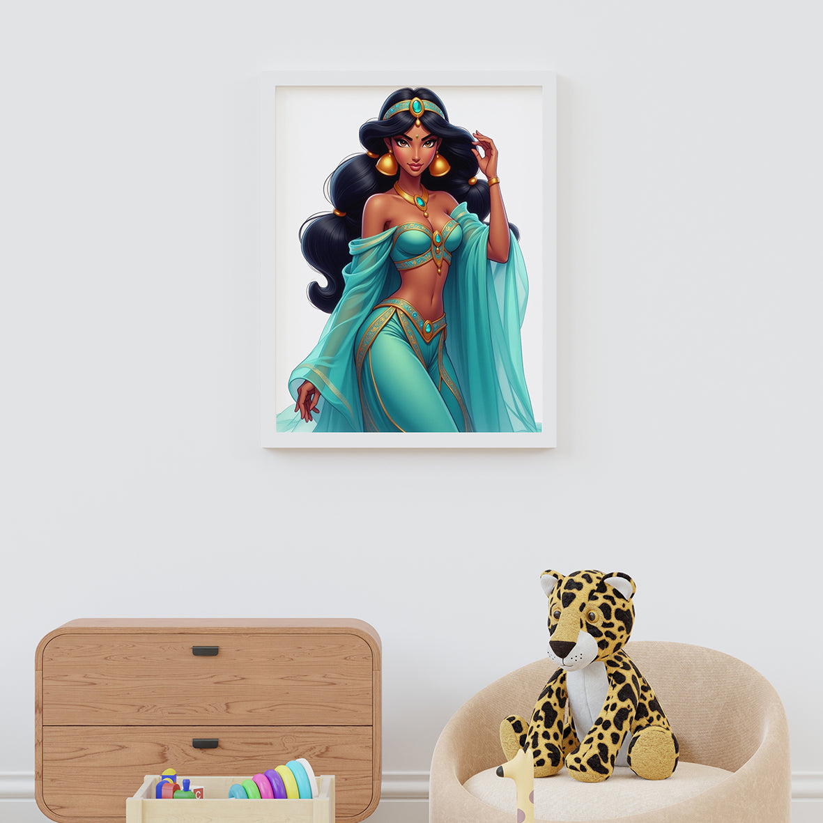Disney Princess Jasmine Framed Prints