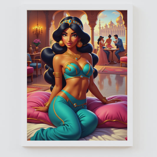Disney Princess Jasmine Framed Prints
