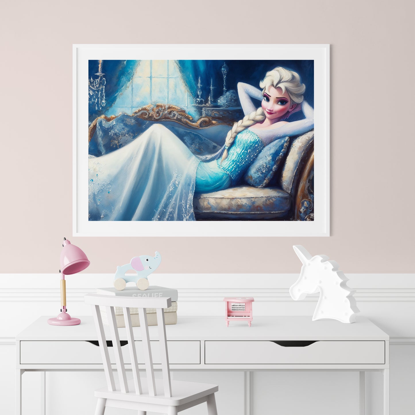 Disney Queen Elsa Frozen Framed Prints
