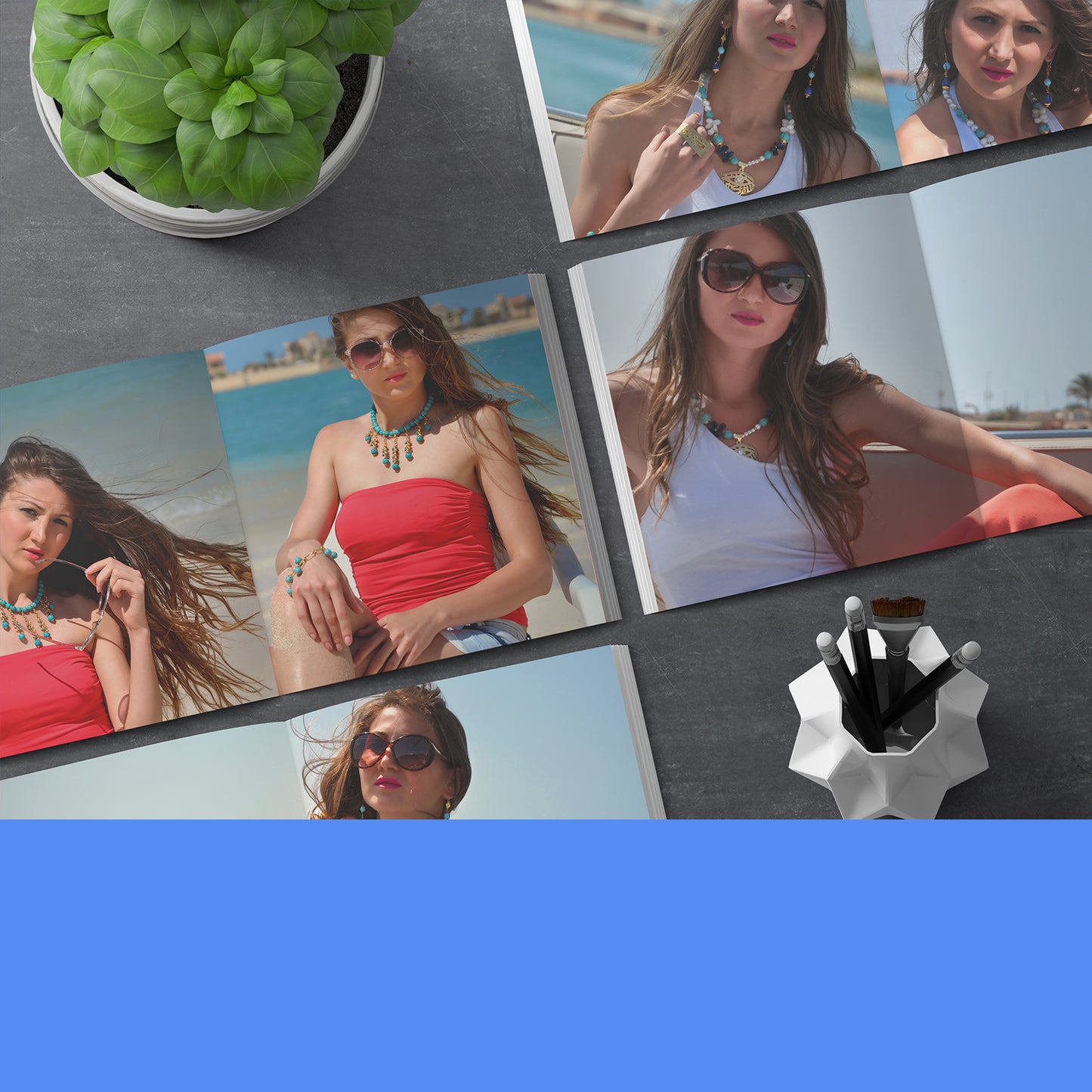 Custom Medium Square "14x14 cm" Photo Book