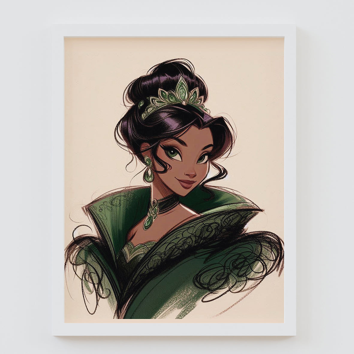 Disney Princess Tiana Framed Prints