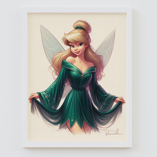 Disney Tinker Bell Framed Prints