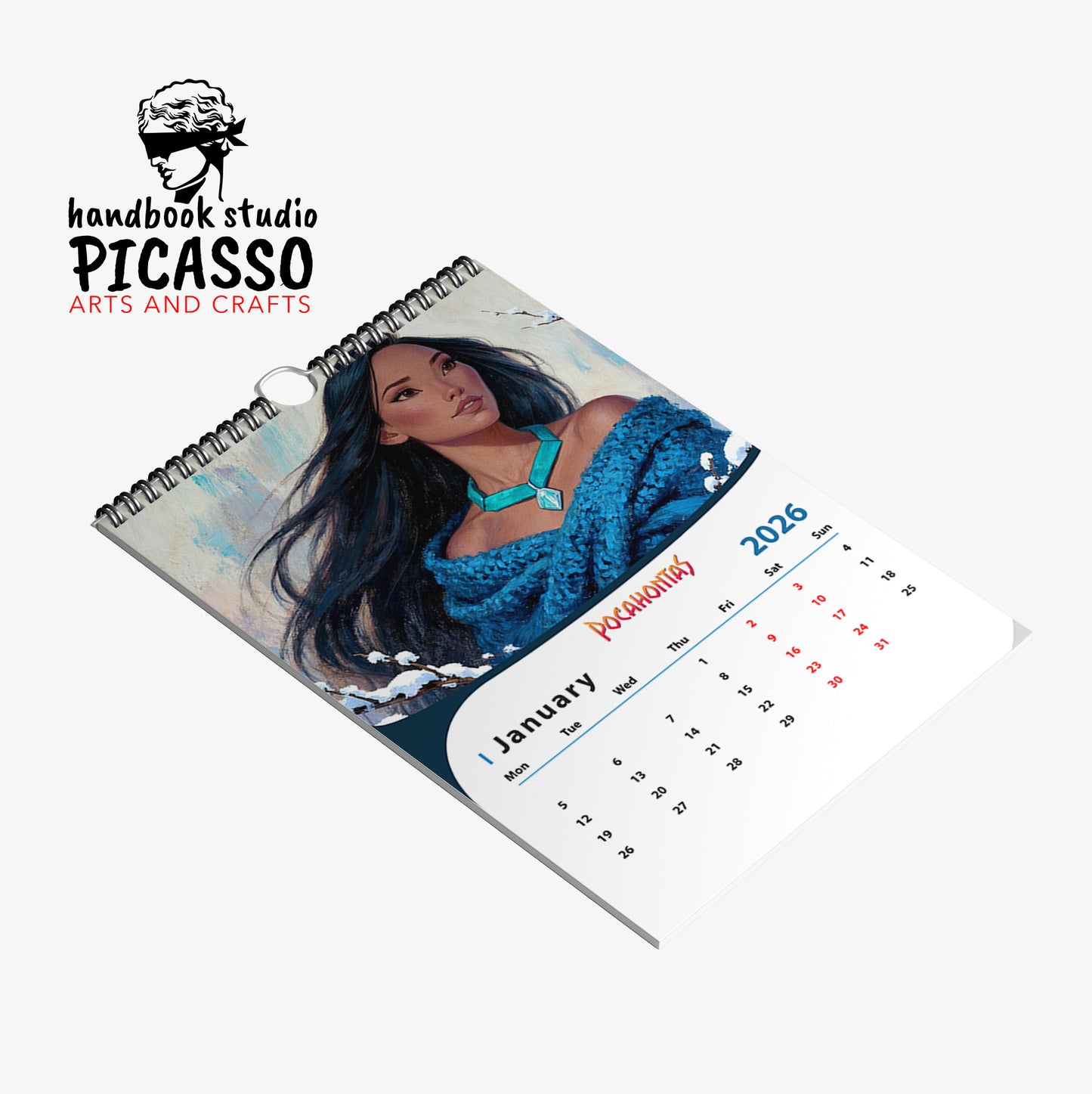 Custom Disney Princess Calendars  "Pocahontas"